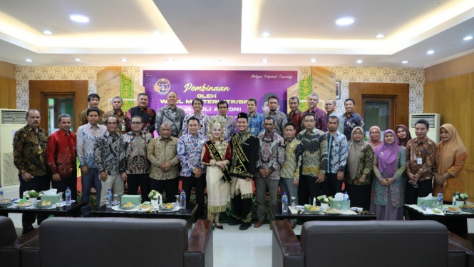 Kementerian ATR/BPN kunjungan ke Kantor Wilayah (Kanwil) BPN Aceh (14/8)