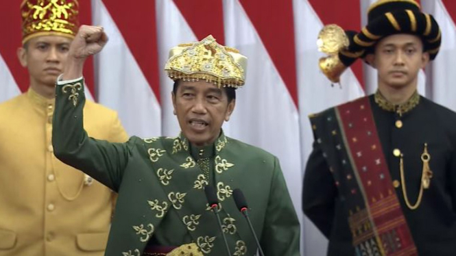 Pidato Presiden Joko Widodo di Sidang Tahunan MPR 2022