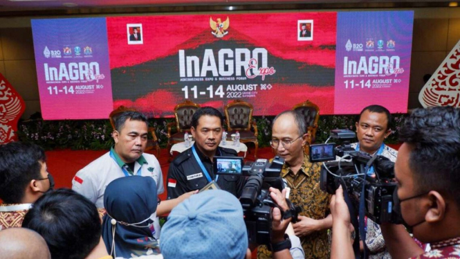 Acara InAGRO Expo 2022 di Surabaya. 