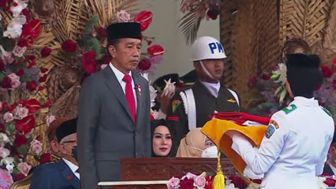 Upacara Penurunan Bendera Sang Merah Putih 17 Agustus 2022