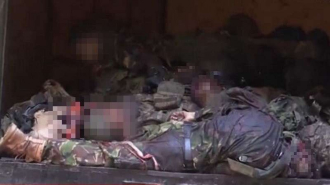 VIVA Militer: Tumpukan mayat tentara bayaran Ukraina