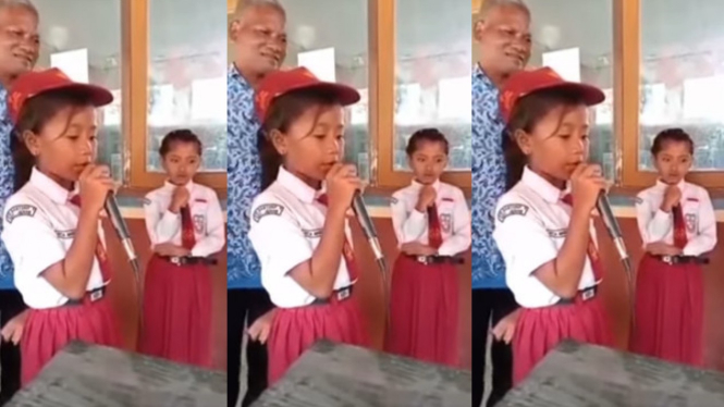 Viral Suara Merdu Anak SD Kampung Nyanyikan Lagu Religi 