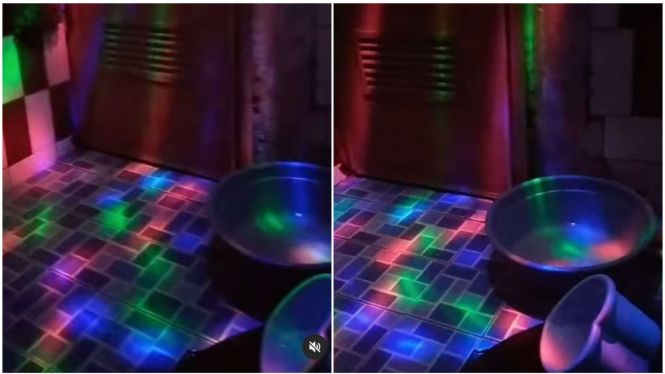 toilet dipasang lampu warna-warni