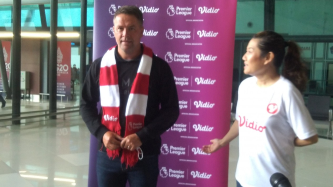 Legenda sepakbola Inggris, Michael Owen tiba di Indonesia