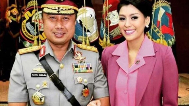 Komjen Agung Budi Maryoto dan Winny Charita