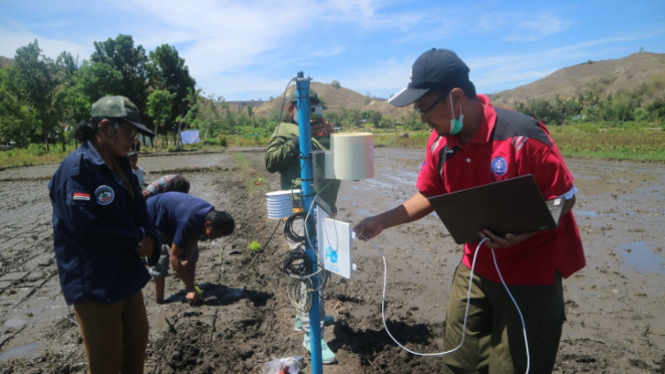 Dosen IPB University Uji Sistem Monitoring Lingkungan Berbasis Internet of Thing