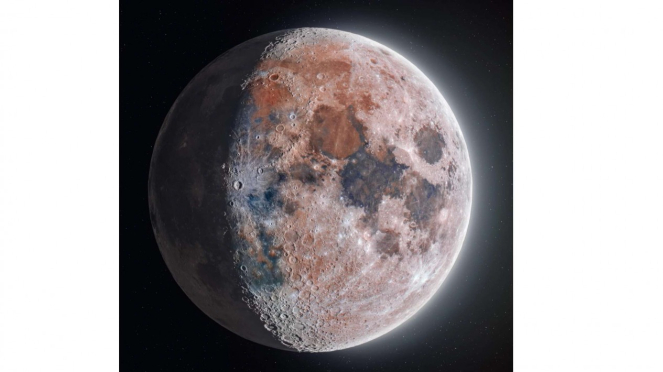 El proceso de formación de la luna tuvo lugar en un corto período de tiempo.