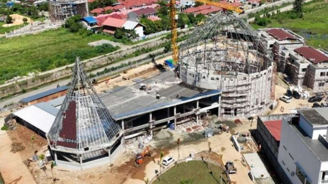 Pembangunan gedung Papua Youth Creative Hub (PYCH)