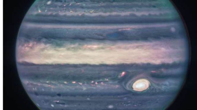Aurora Jupiter Tangkapan JWST.