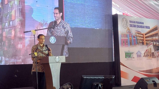Menteri Pendidikan Kebudayaan Riset dan Teknologi Nadiem Anwar Makarim