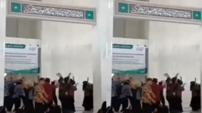 Beredar Video Mahasiswa Diduga Joget Bersama di Dalam Masjid 