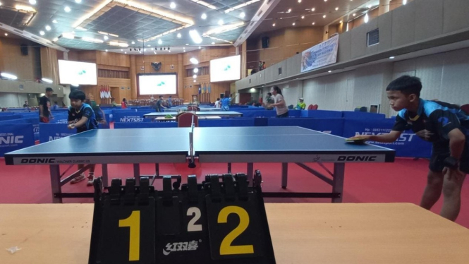 Universitas Terbuka menggelar Turnamen Tenis Meja Pelajar Nasional