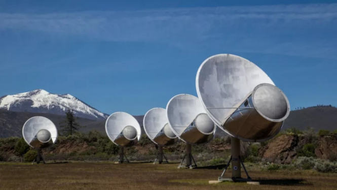 Allen Telescope Array di California, AS.