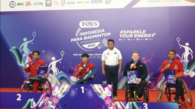 Juara FOX’S Indonesia Para Badminton International 2022. 