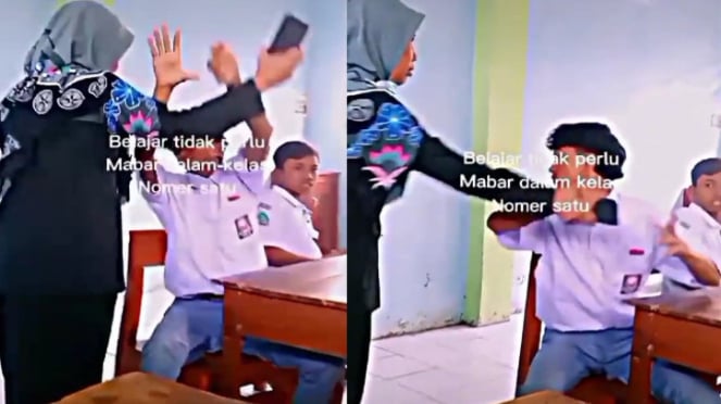 Viral Siswa Melawan Saat Handphone-nya Dirazia Guru