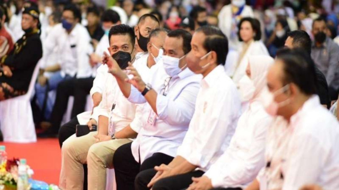 Presiden Jokowi menghadiri Musyawarah Rakyat (Musra) Indonesia di Bandung