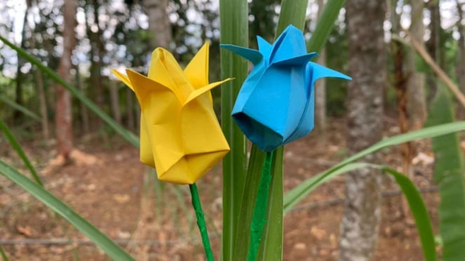 5 Cara Membuat Bunga dari Kertas Origami, Sangat Mudah