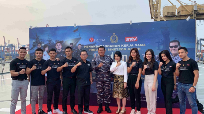 ANTV dan Verona Picturesmenjalin kerja sama dengan TNI Angkatan Laut