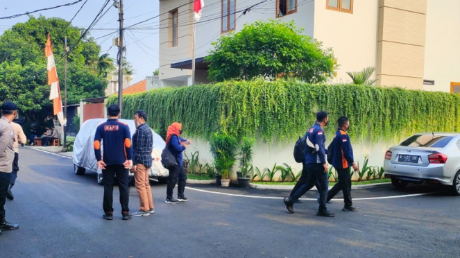 Suasana Rekonstruksi Pembunuhan Brigadir J Di Rumah Ferdy Sambo