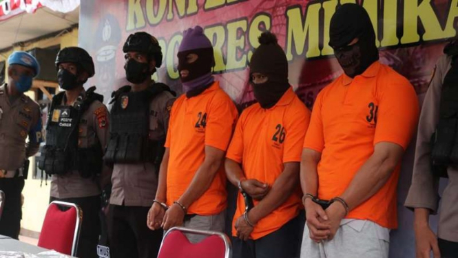Pelaku pembunuhan 4 warga di Mimika Papua ditangkap
