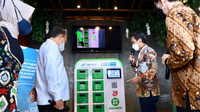 Menteri ESDM tinjau kesiapan Green Energy Station (GES) milik Pertamina di Bali
