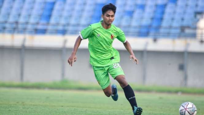 Striker Persikab yang dipanggil Timnas Indonesia U-19, Muhammad Akrom