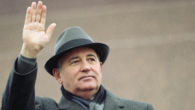 Mantan Presiden Uni Soviet Mikhail Gorbachev.