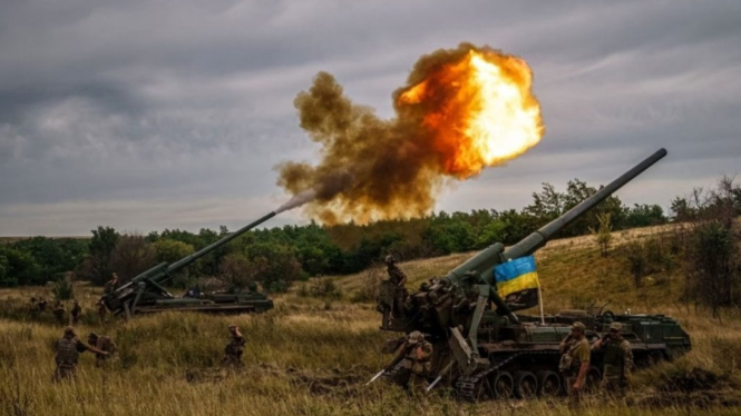 VIVA Militer: Pasukan Ukraina dalam pertempuran di Donetsk