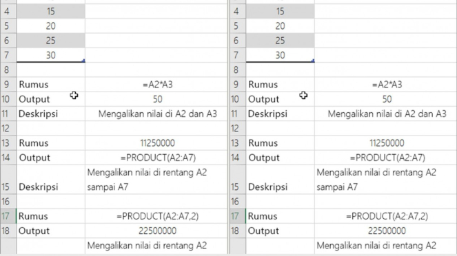 Rumus Perkalian Excel Sangat Mudah Begini Cara Menyelesaikannya