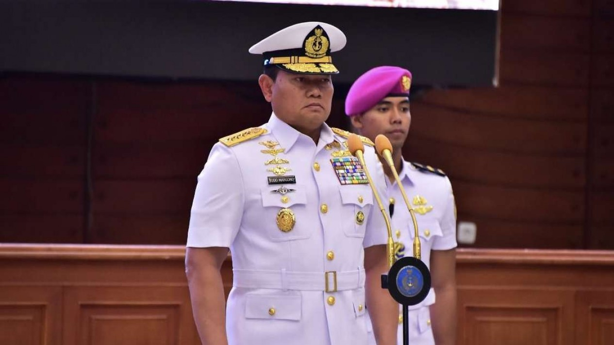 Foto Kasal Yudo Margono Ganti Tiga Pejabat Penting di Lingkungan TNI AL