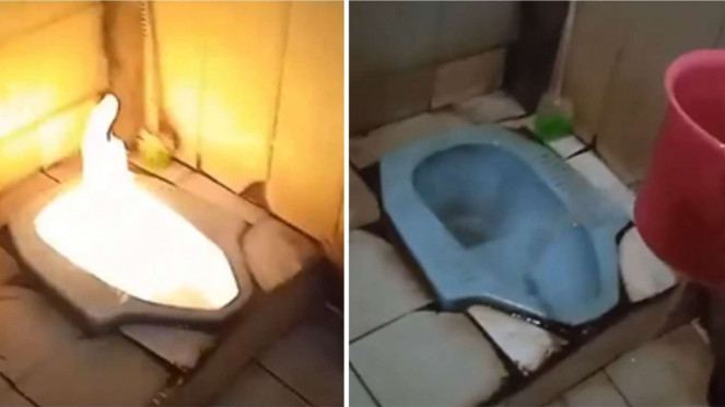 WC mengeluarkan api