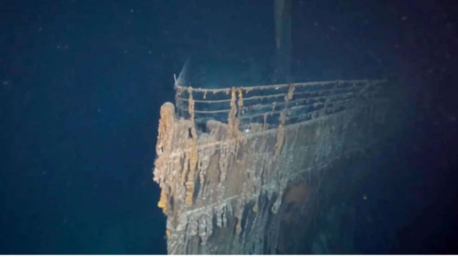 Penampakan terbaru kapal Titanic
