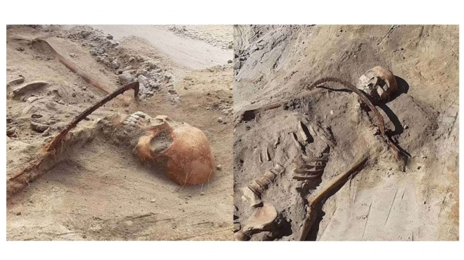 Para arkeolog telah menemukan fosil vampir wanita di Polandia