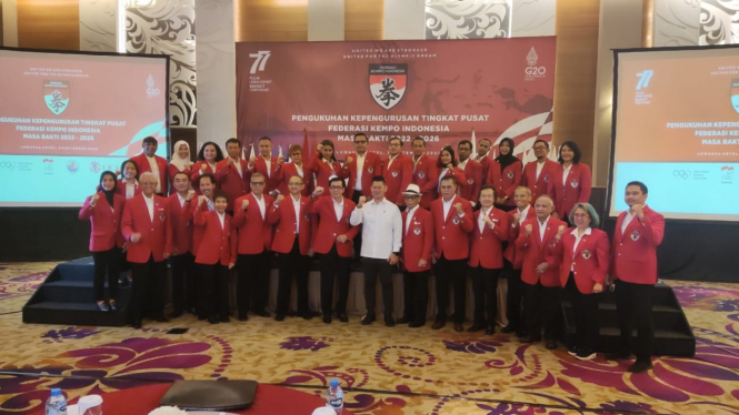 Upacara pengukuhan KTP PP Federasi Kempo Indonesia (FKI) masa bakti 2022-2026