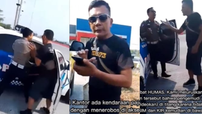 Viral Polisi PJR Dituduh Pungli di Gresik