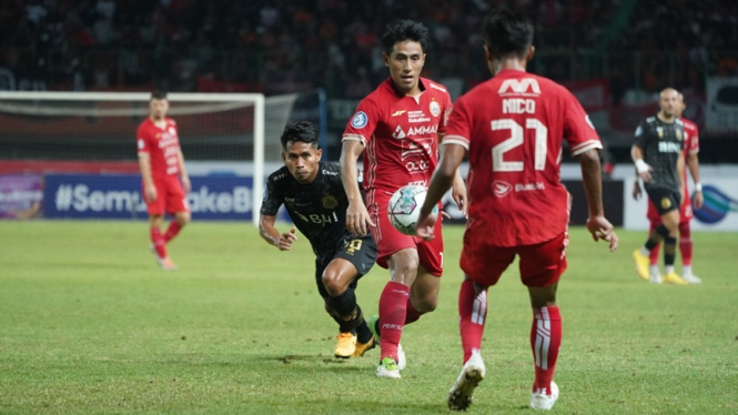 Persija Jakarta vs Bhayangkara FC di Liga 1