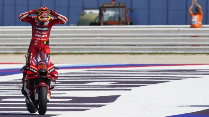 Francesco Bagnaia juara MotoGP San Marino 2022