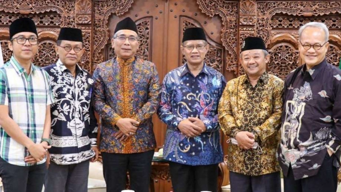 Silaturahmi PBNU dan Muhammadiyah.