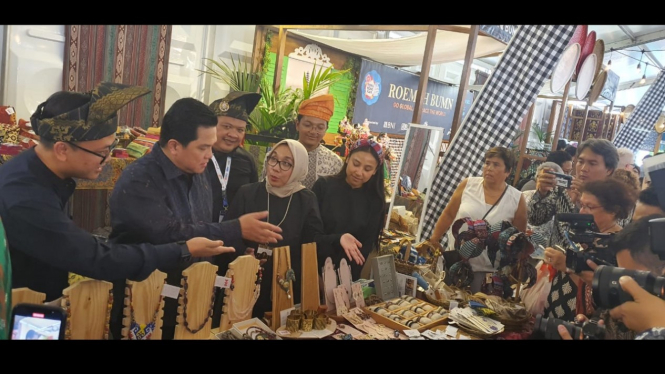 Erick Thohir Semangati UMKM Binaan Pertamina di Tong Tong Fair Belanda.