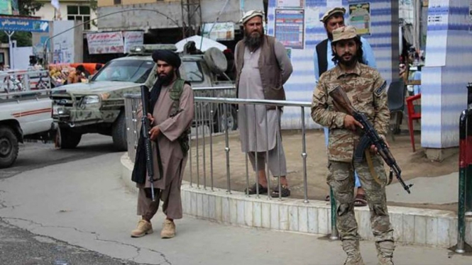 Pasukan keamanan Afghanistan.