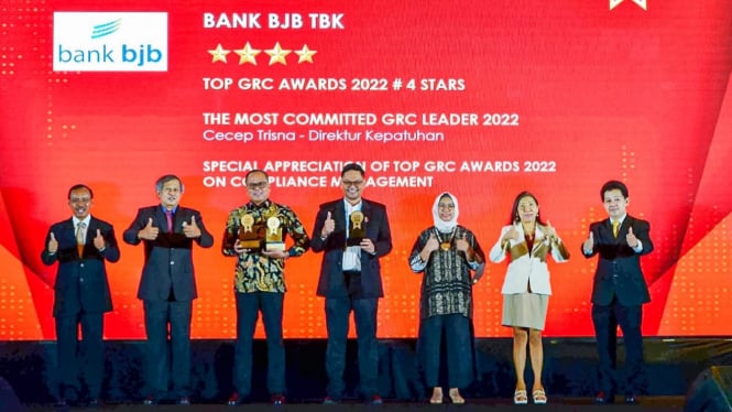 Bank BJB kembali raih TOP GRC Award 2022