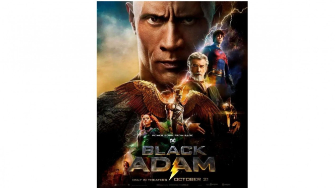 Poster resmi film DC, Black Adam