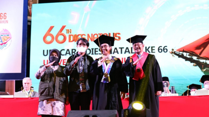 Mentan SYL bawakan orasi dalam Dies Natalis Universitas Hasanuddin (Unhas) ke-66.