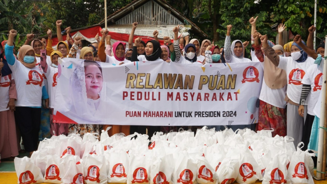 Relawan Puan Maharani di Depok dan Tangerang Selatan
