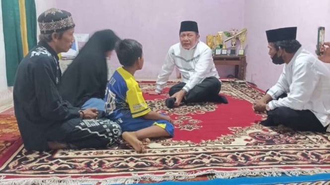 Gubernur Sumsel Herman Deru datang ke rumah almarhum Albar Madi