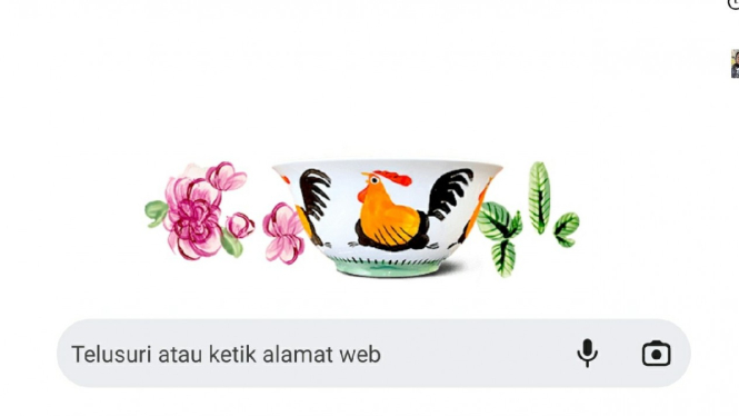 Google Doodle Mangkuk Ayam Jago.