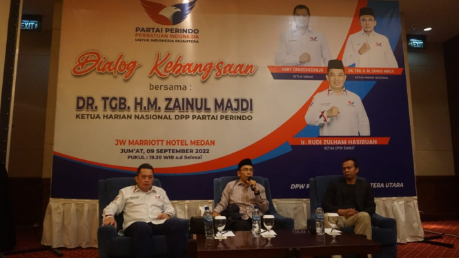 Ketua Harian DPP Perindo TGB M.Zainul Majdi