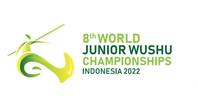 Logo Kejuaraan Dunia Wushu Junior ke-8 2022