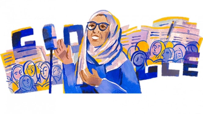 Google Doodle Ulang Tahun Rasuna Said