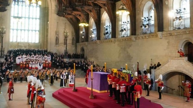Jenazah Ratu Elizabeth II berada di Westminster Hall selama 4 hari